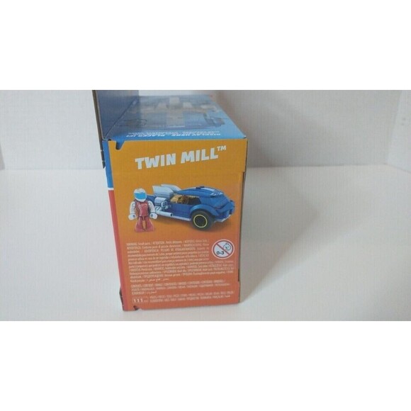 Hot Wheels Mega Construx Twin Mill GVM31 Building Set Ages 5+ New Race Car - Picture 2 of 6